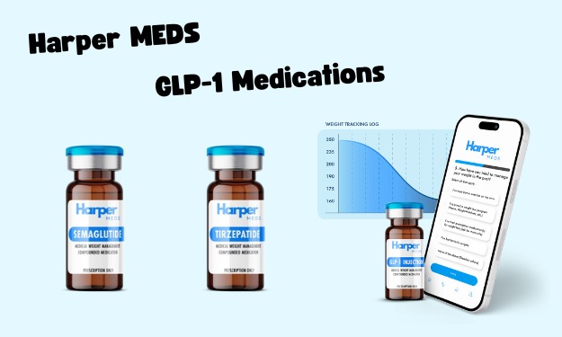 GLP-1 medications offered by Harper MEDS